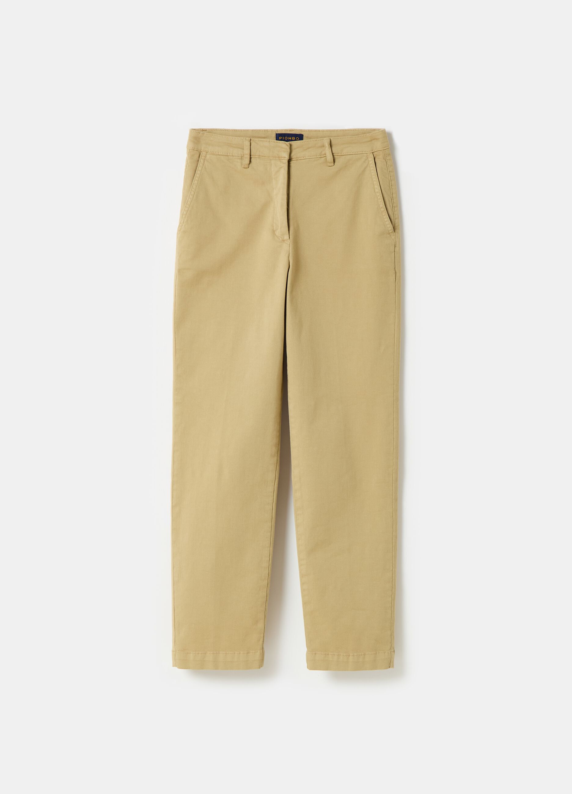 Stretch cotton chinos