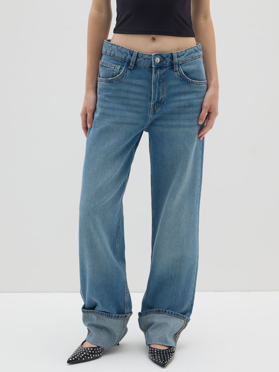 Jeans in puro cotone denim regular fit_1