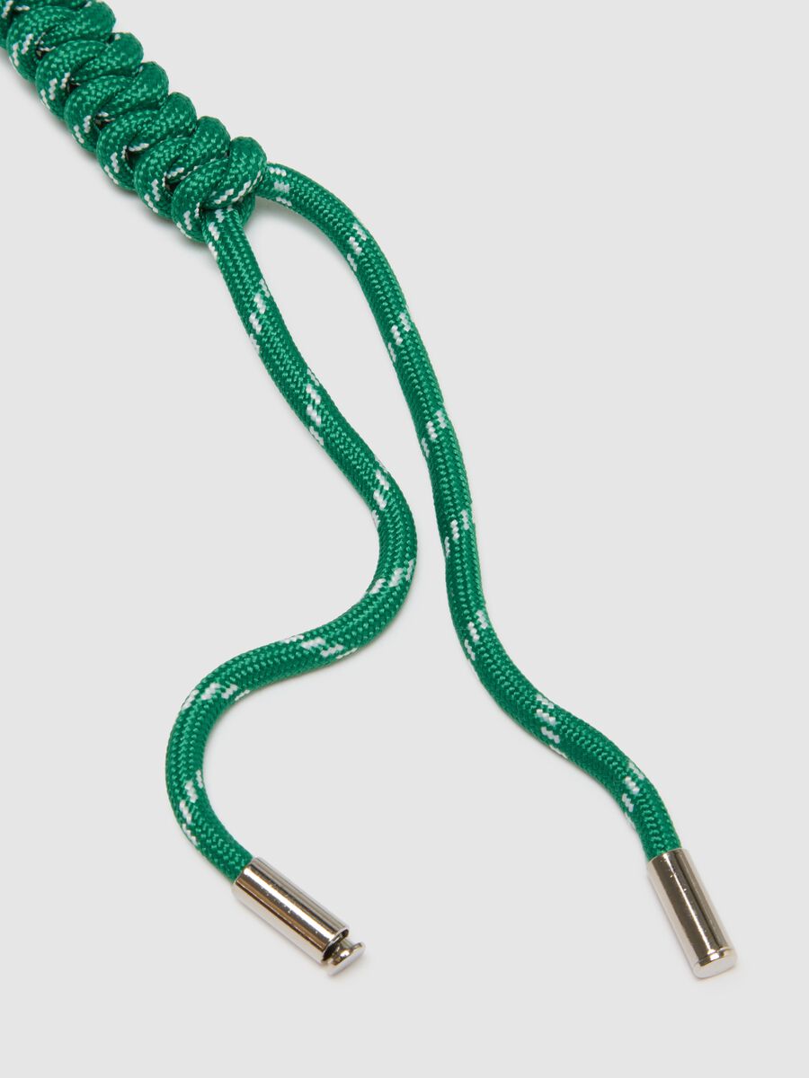 Green Heart-Shaped Keychain with Tennis Racket_2