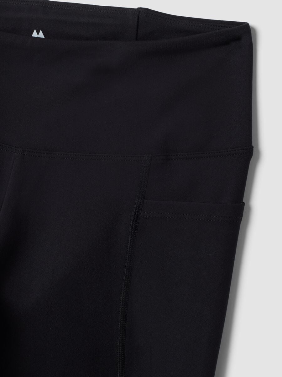 Black stretch-fabric leggings ALTAVIA RUNNING_2