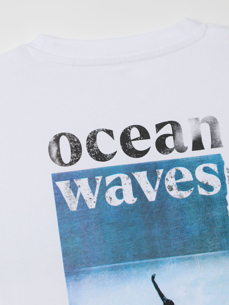 White pure cotton boxy fit T-shirt_5