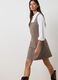 Brown wool blend dress_1