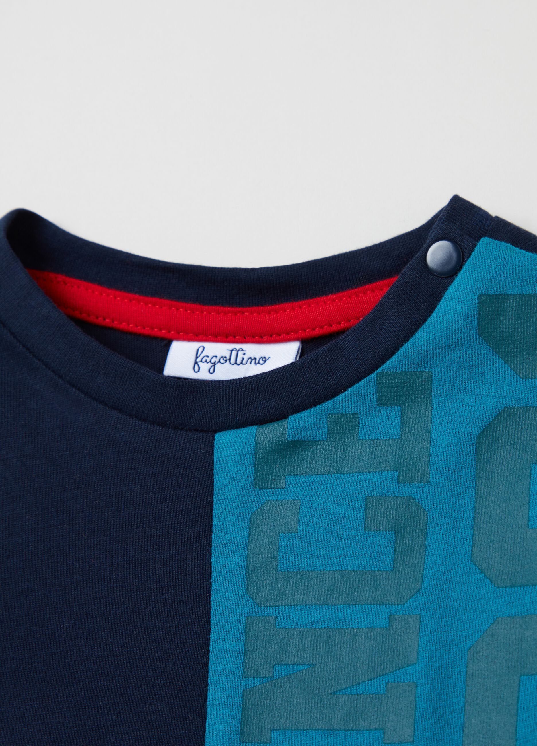 T-shirt a maniche lunghe con stampa_2