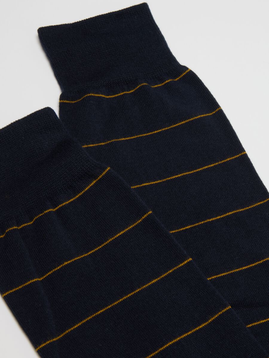 Pack of blue striped long socks_1