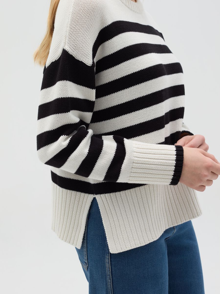 Oversized striped pullover_2