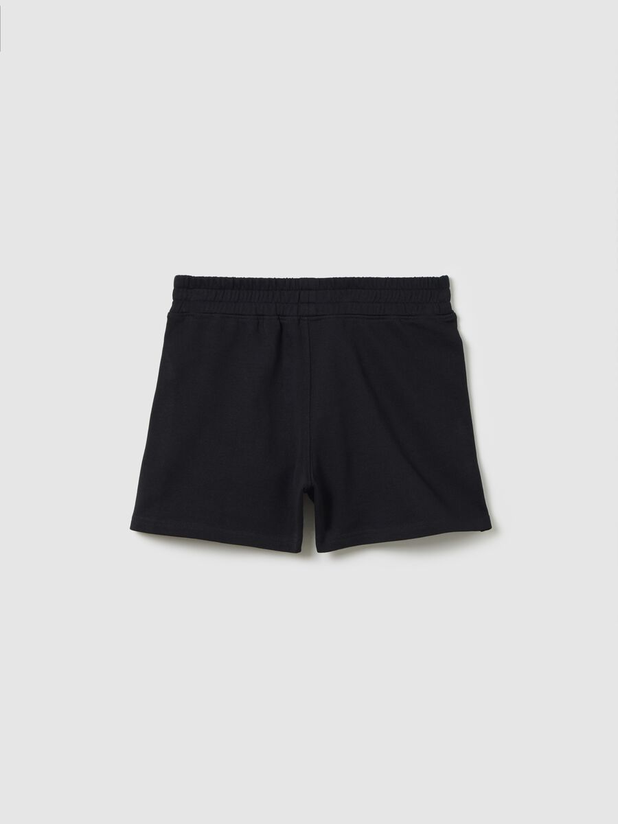 Cotton shorts with Stitch print_4
