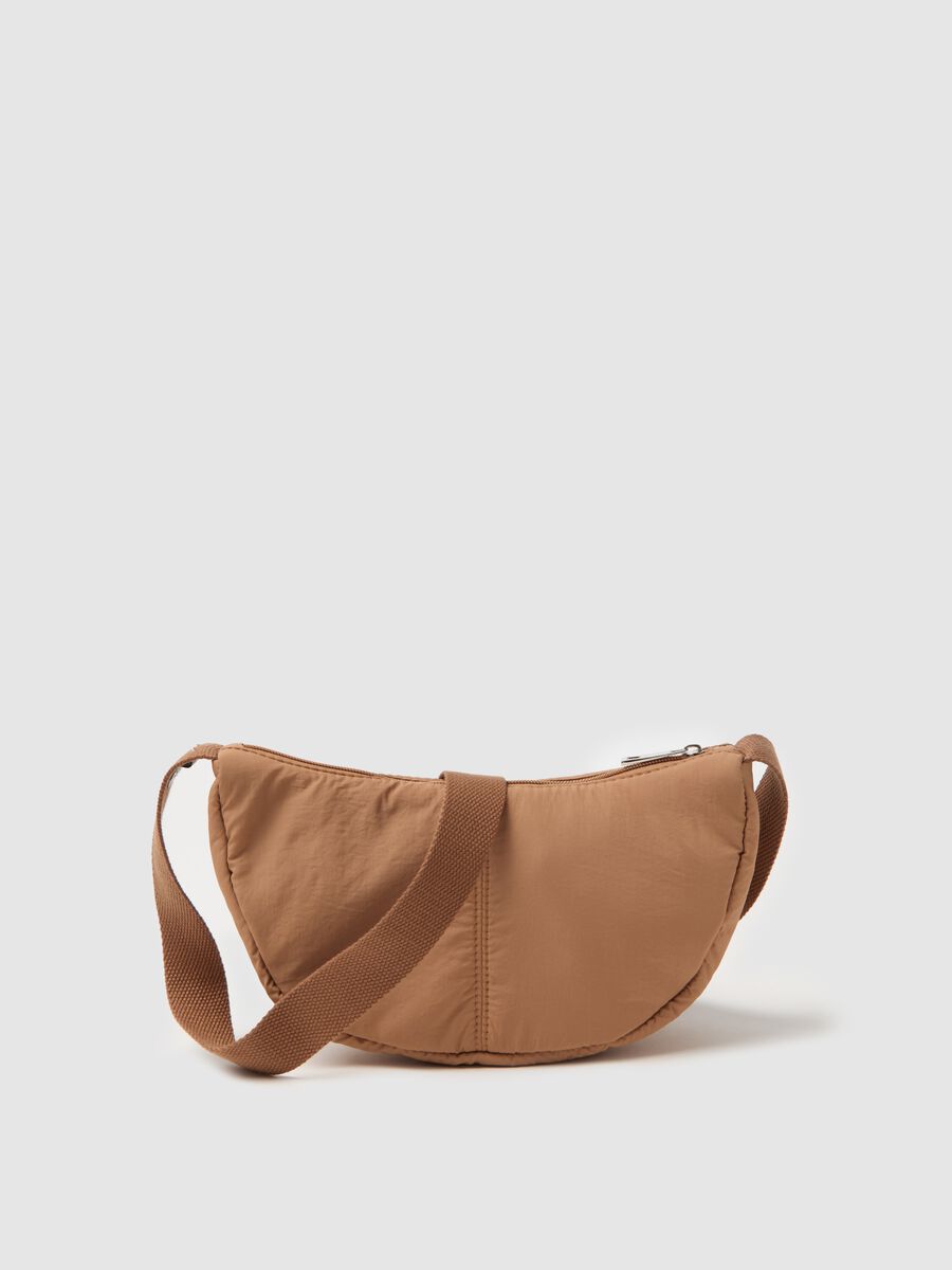 Essential small half-moon bag with shoulder strap_1