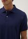 Blue pure cotton polo shirt regular fit_2