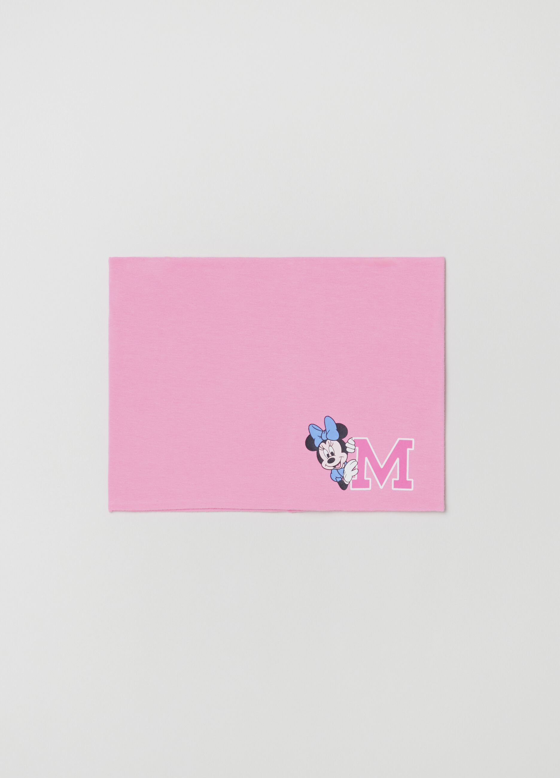 Scaldacollo in jersey con stampa Minnie