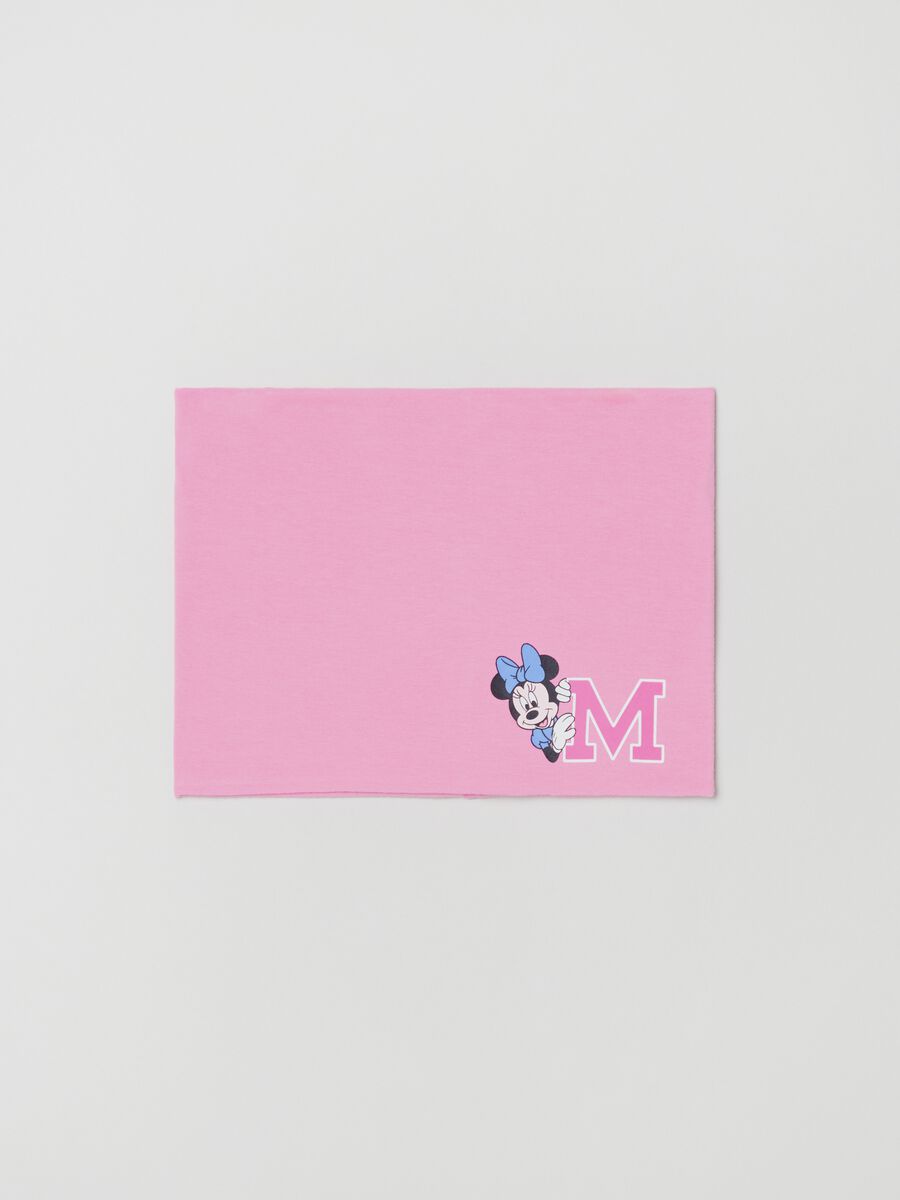 Scaldacollo in jersey con stampa Minnie_0