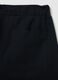 Men's black baggy shorts in 100% cotton_5