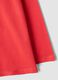 Red pure organic cotton crew-neck T-shirt for boys, regular fit_3