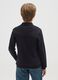 Boys' pure cotton black jumper regular fit_1