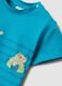 Light blue and navy pure cotton teddy bear set for baby boys, regular fit_2