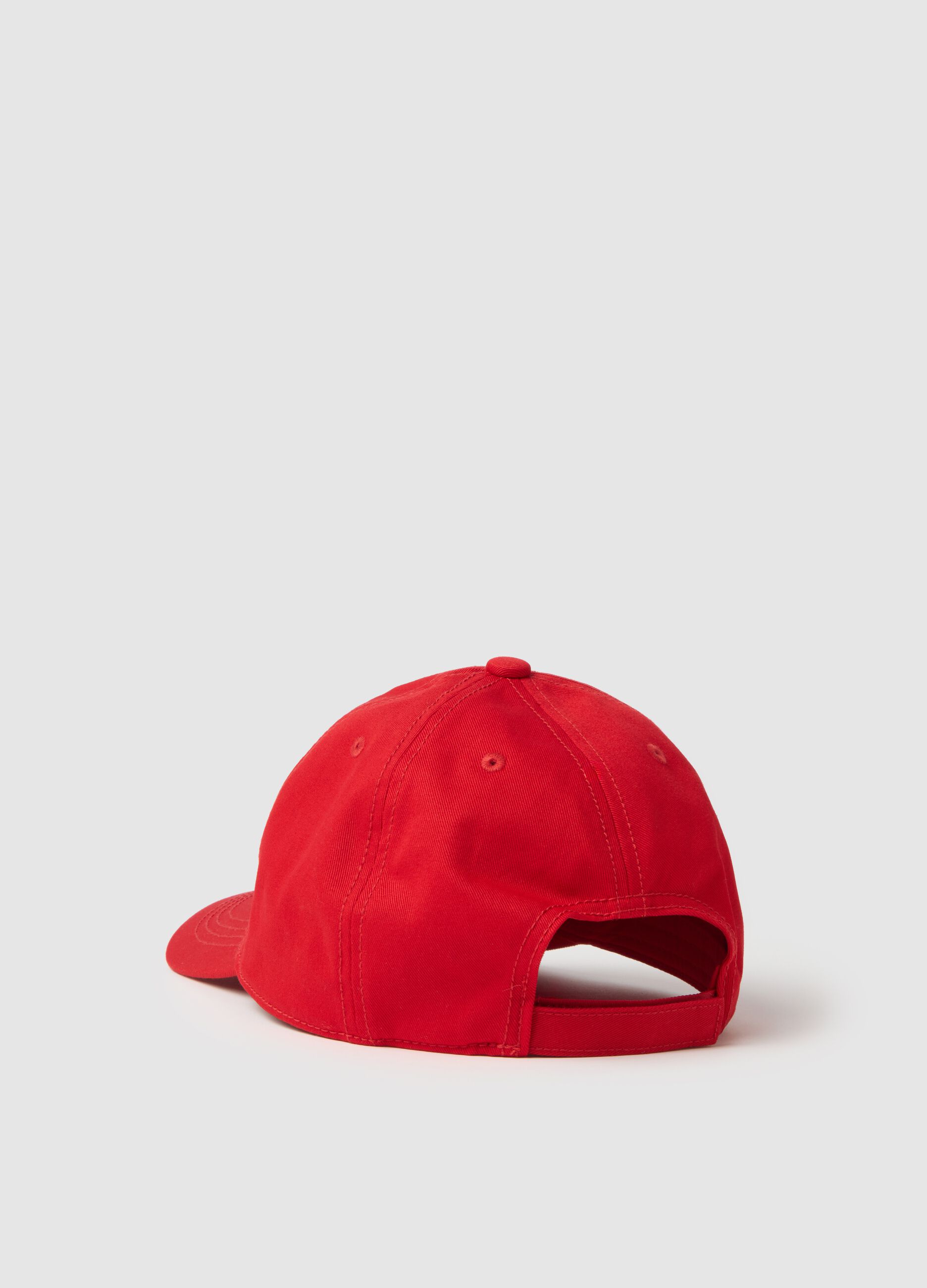 Baseball cap with logo patch