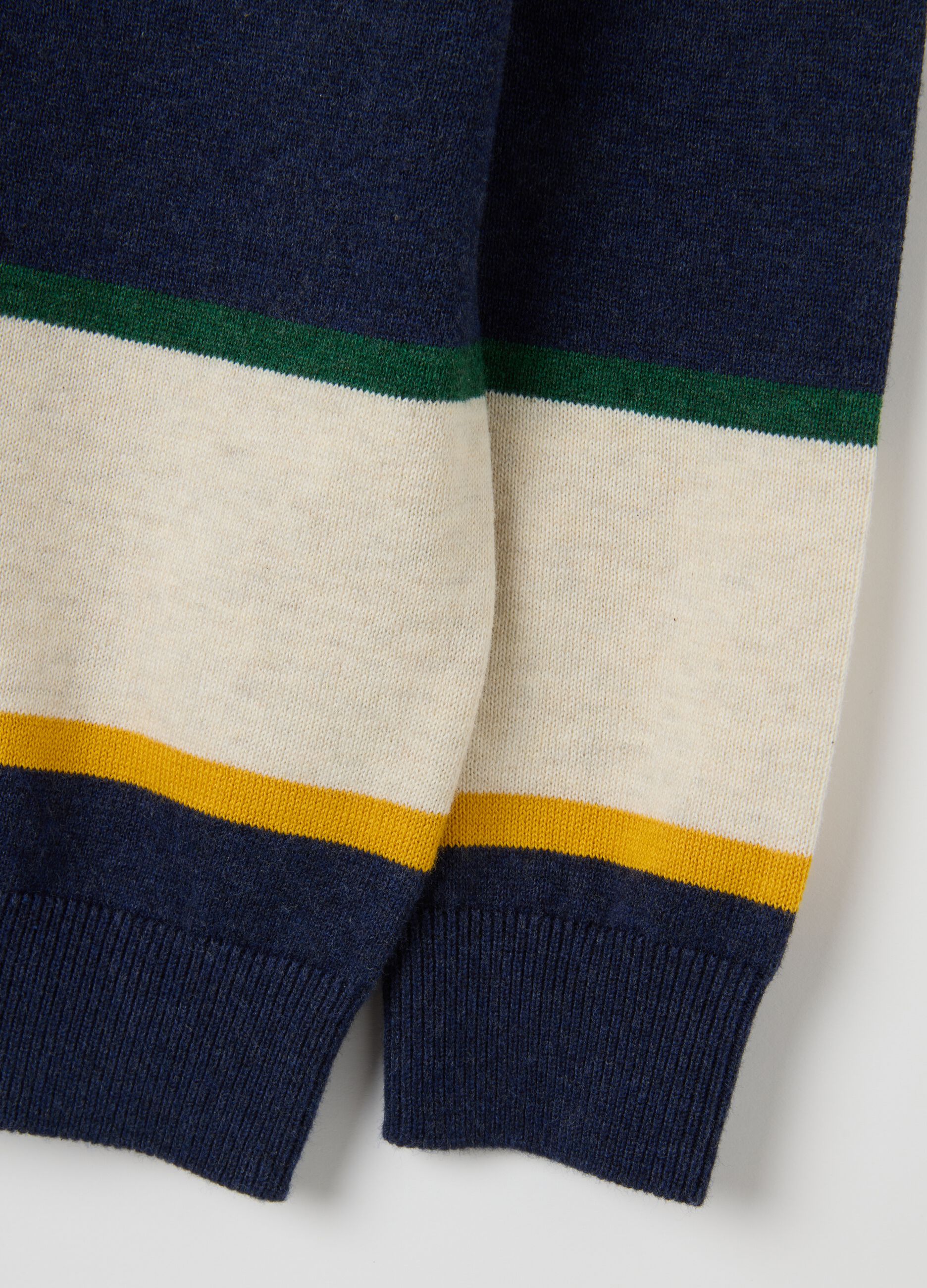 Kids' regular fit multicolour pure cotton sweater