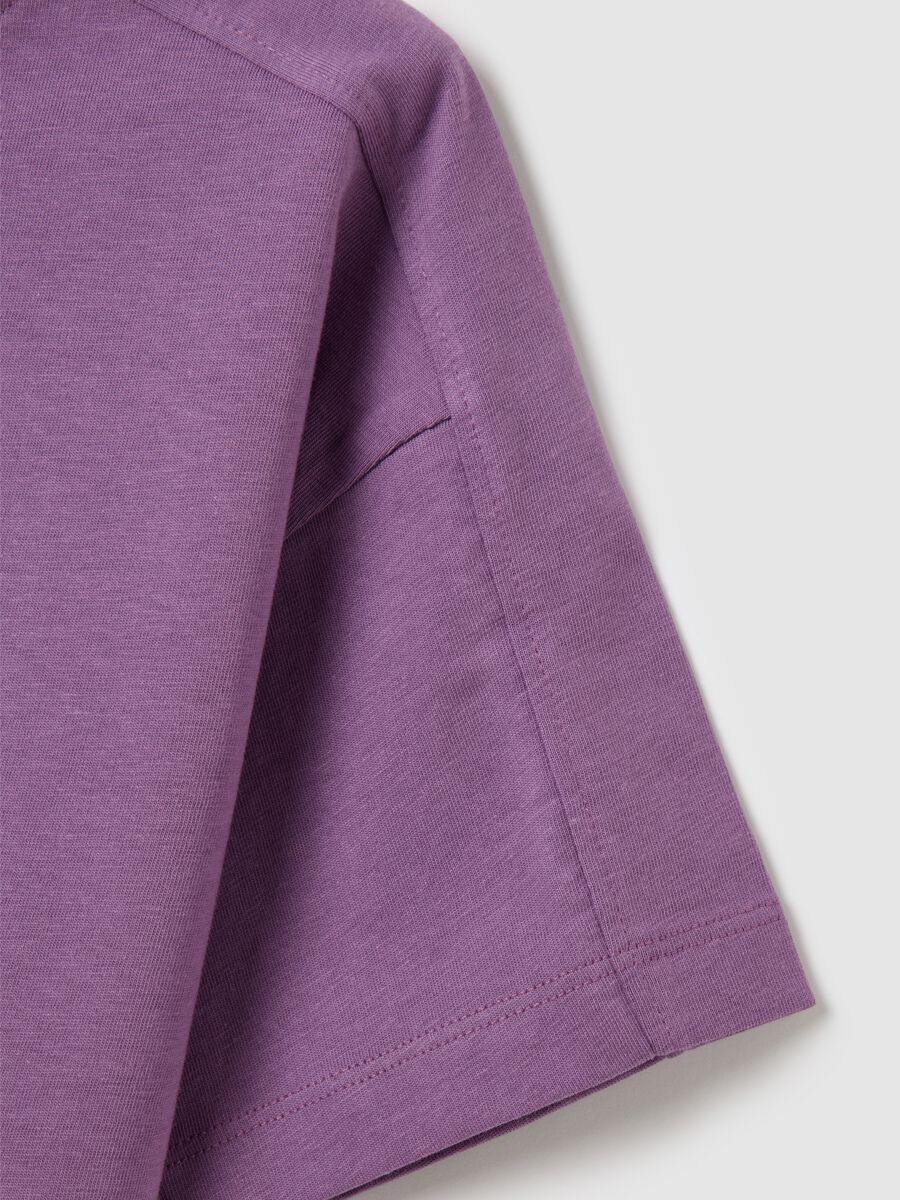 Purple pure cotton T-shirt for children OVS Kids_2