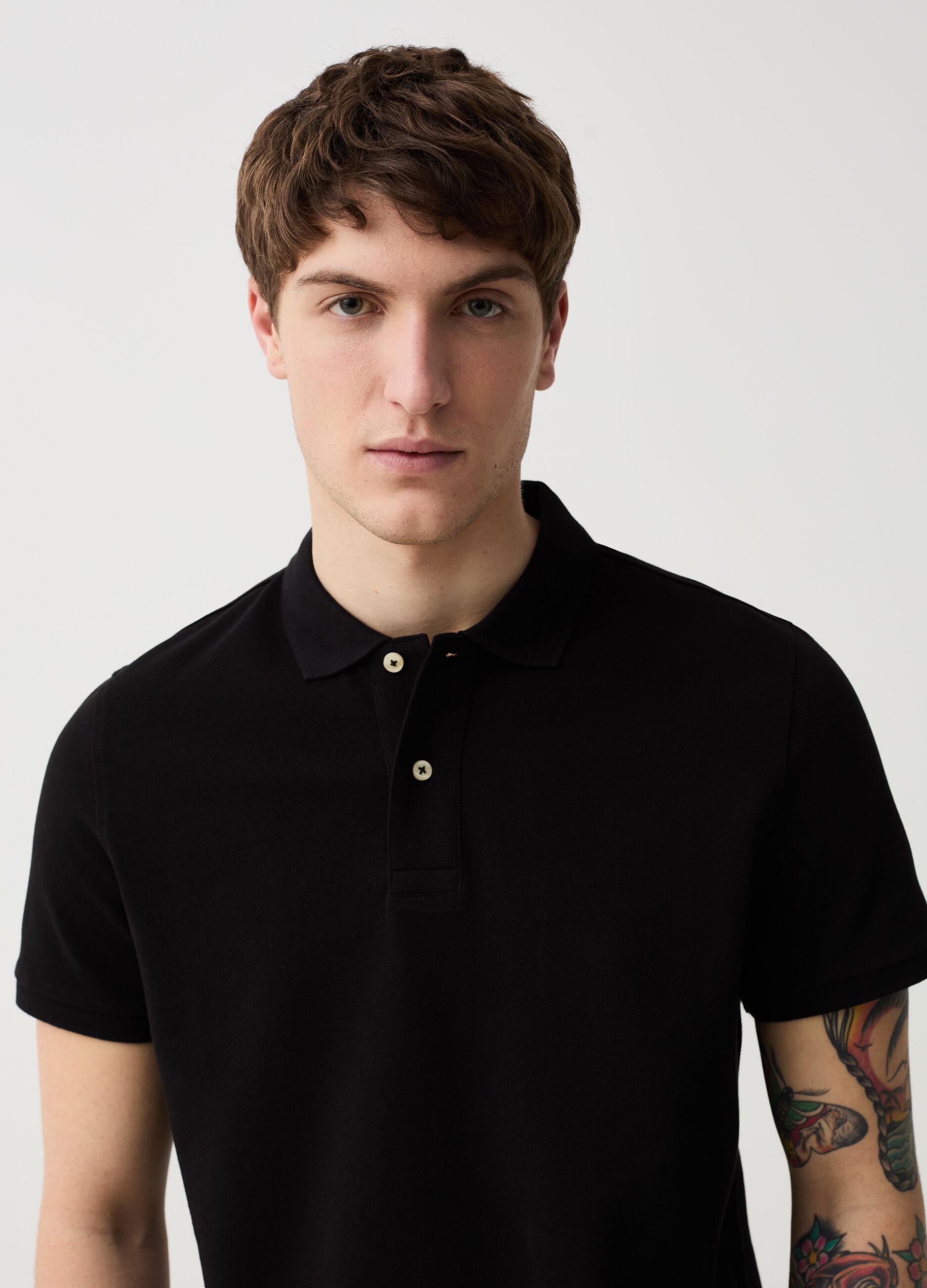 Polo in piquet di cotone bio