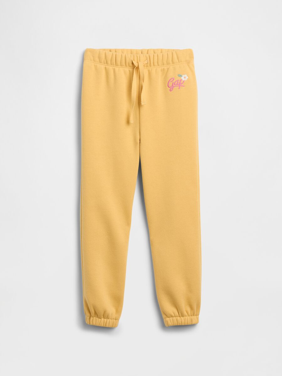 Girls' Yellow Joggers Pants_0