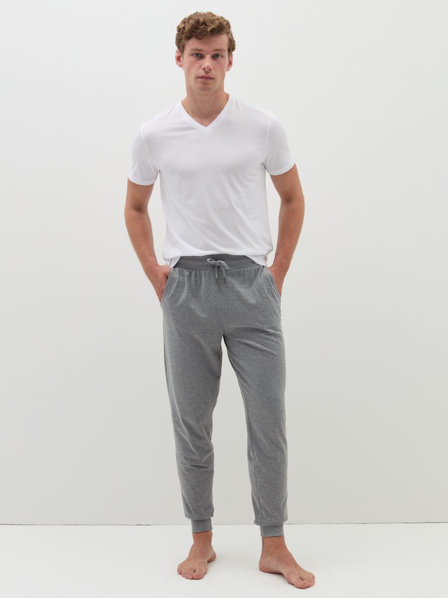 Pantalone pigiama con coulisse_0