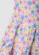 Multicoloured floral midi dress in stretch fabric_3