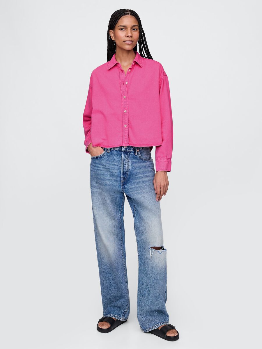 Camicia oversize rosa_1