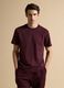 T-shirt rossa in misto cotone traspirante e ad asciugatura rapida_0