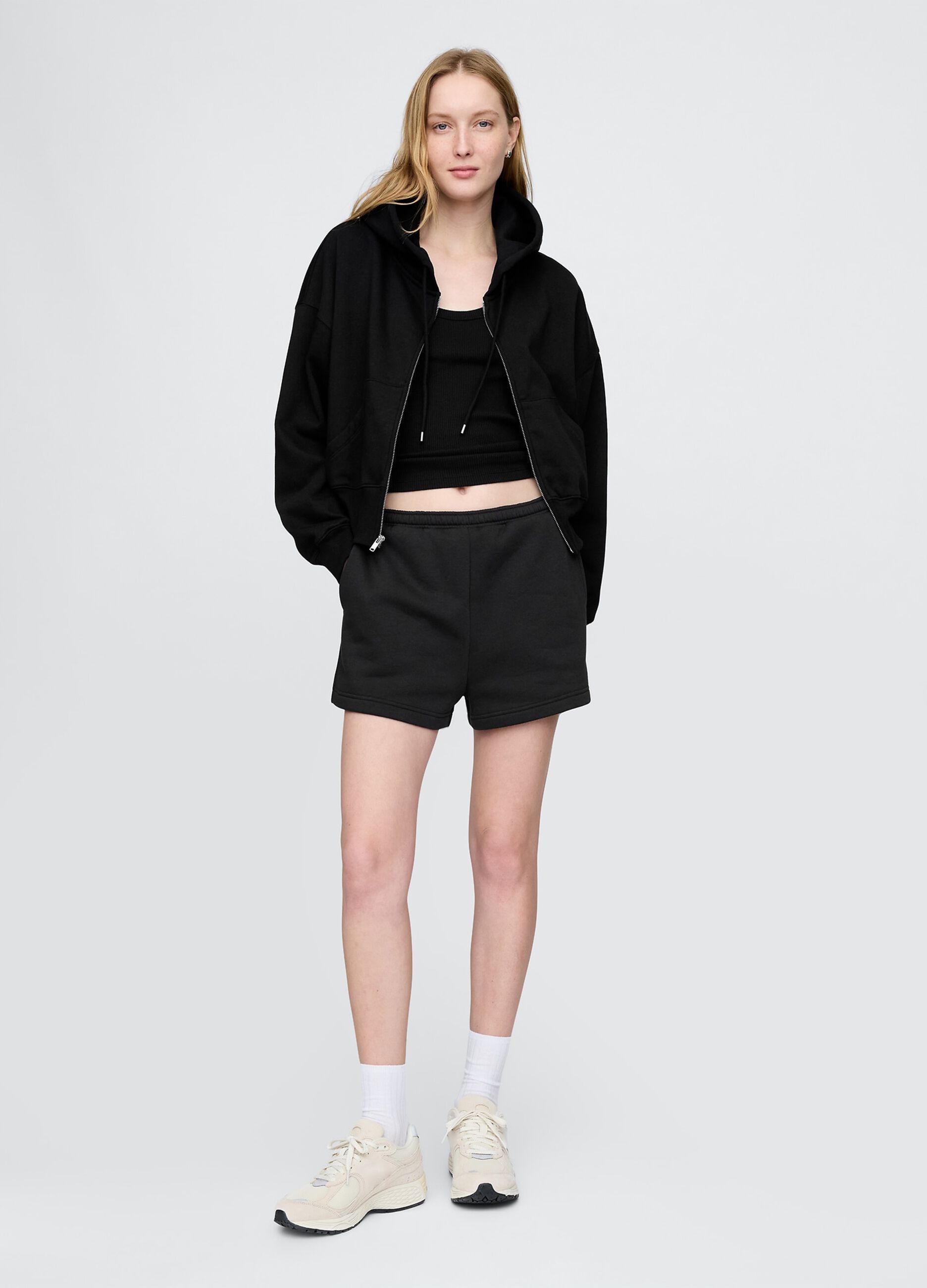 Black Full-Zip Hoodie