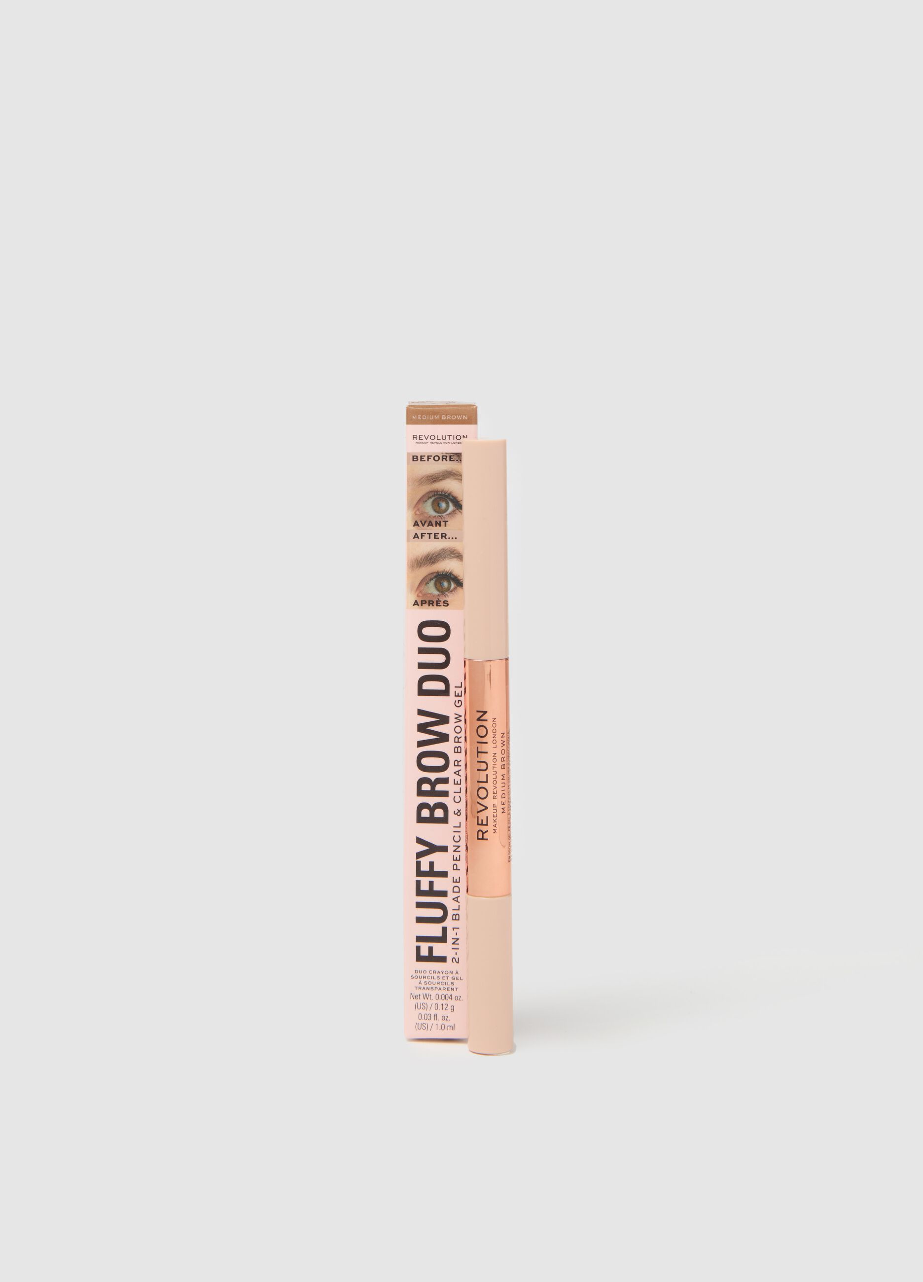Fluffy Brow Filter Duo Medium Brown eyebrow pencil
