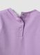 Purple stretch-cotton t-shirt and shorts set for girls, regular fit_2