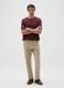 Pure Cotton Red T-shirt Relaxed Fit_1