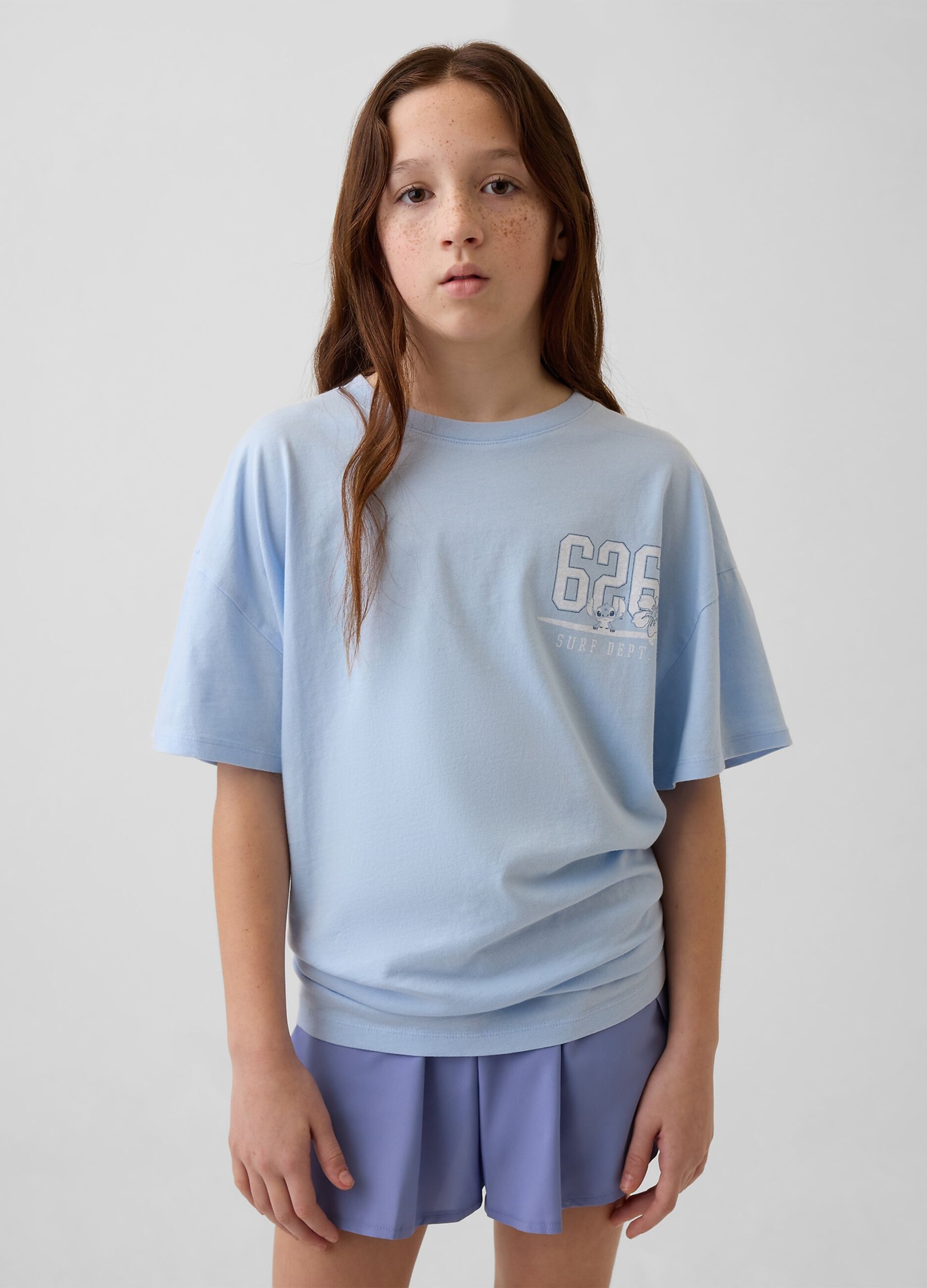 Short-sleeved pure cotton T-shirt