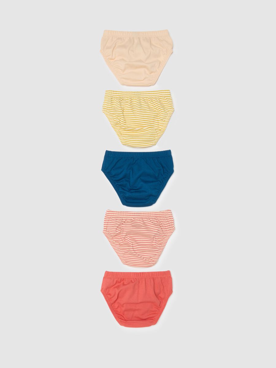 Multipack of baby multicolour pure cotton regular fit briefs_1