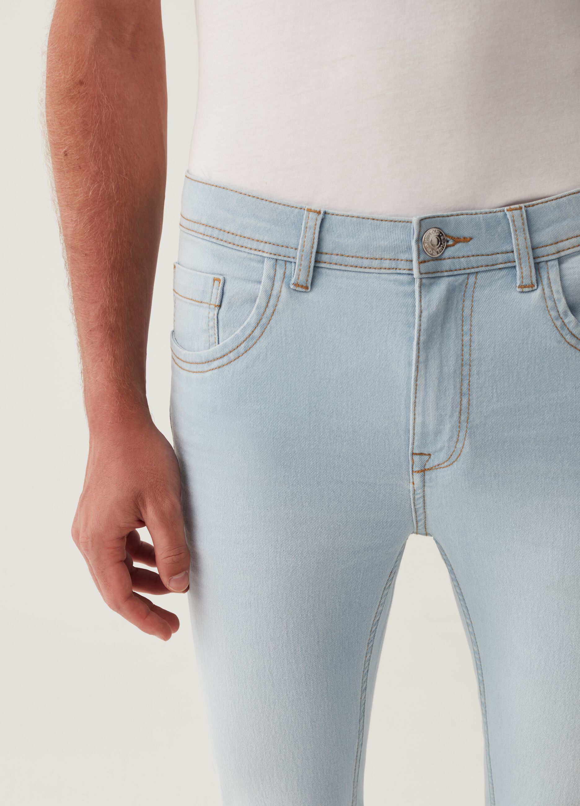 Jeans super skinny fit cinque tasche_3