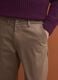 Brown regular-fit stretch cotton twill chino trousers_3