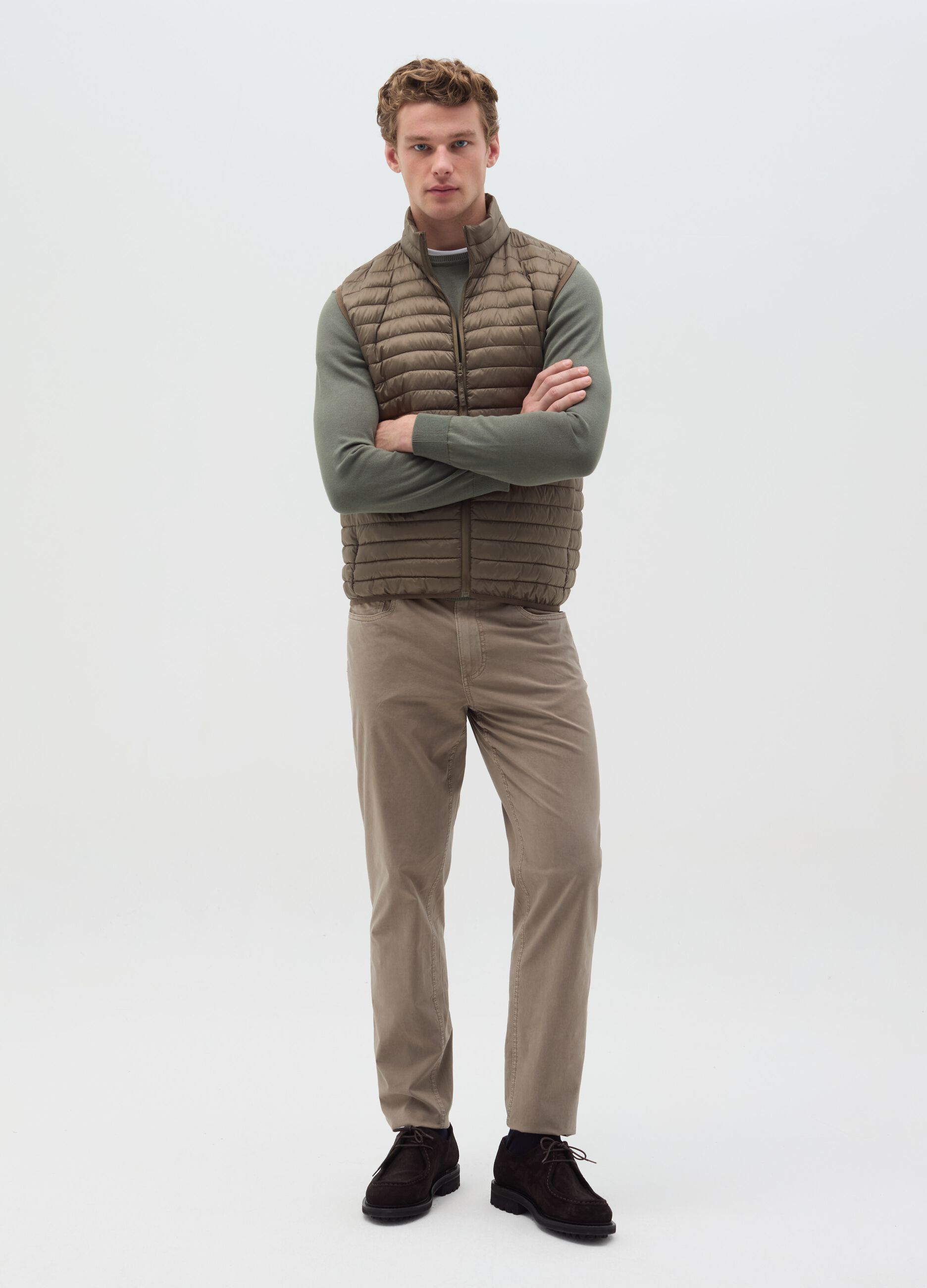 Essential full-zip ultralight gilet