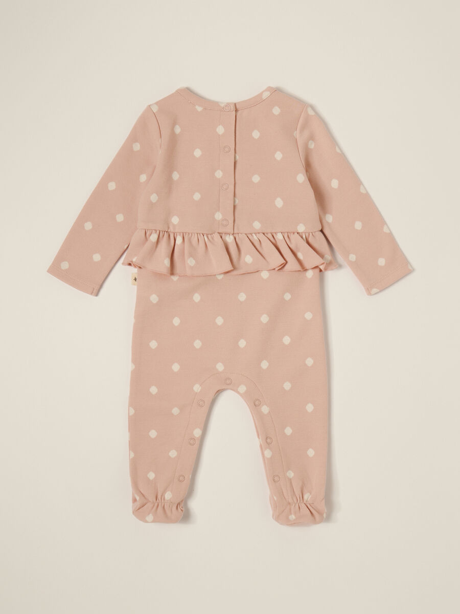 Pink Stretch Cotton Baby Suit_1