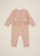 Pink Stretch Cotton Baby Suit_1