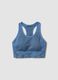 Blue sports bra in stretch fabric ALTAVIA RUNNING_0