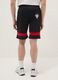 Multicolour pure cotton shorts with Chicago Bulls logo_2