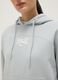 Grey cotton blend hoodie regular fit_3