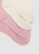 Tripack di calze midi rosa in cotone organico elasticizzato_2
