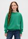 Green Cotton Crew Neck Sweatshirt_3