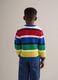 Multicolour striped pure cotton sweater for children regular fit_1