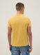 Yellow pure cotton short-sleeve T-shirt_3