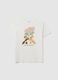 White pure cotton regular fit T-shirt_4