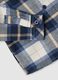 Multicoloured child's shirt in pure cotton regular fit with checks_3