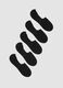 Pack of five black socks in stretch organic cotton_0