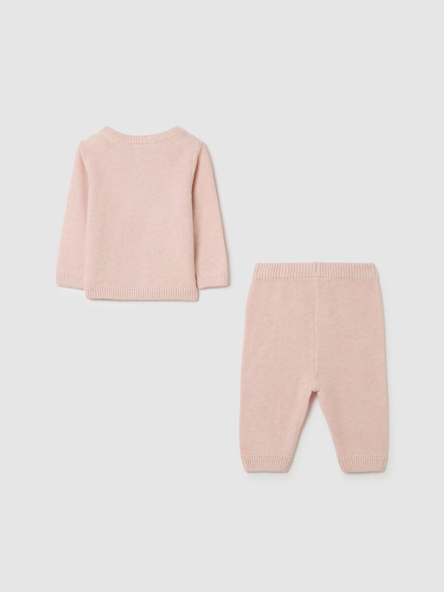 Pink pure cotton newborn set_1