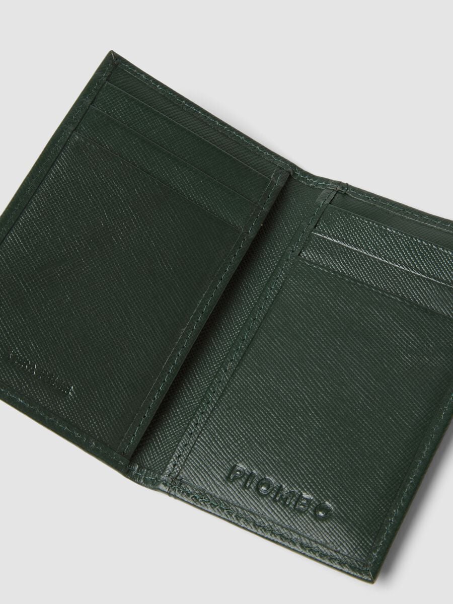 Green leather wallet_1